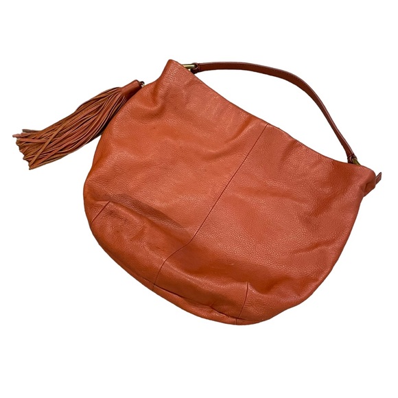 HOBO Gardner Large Leather Tassel Hobo Bag - Picture 9 of 16